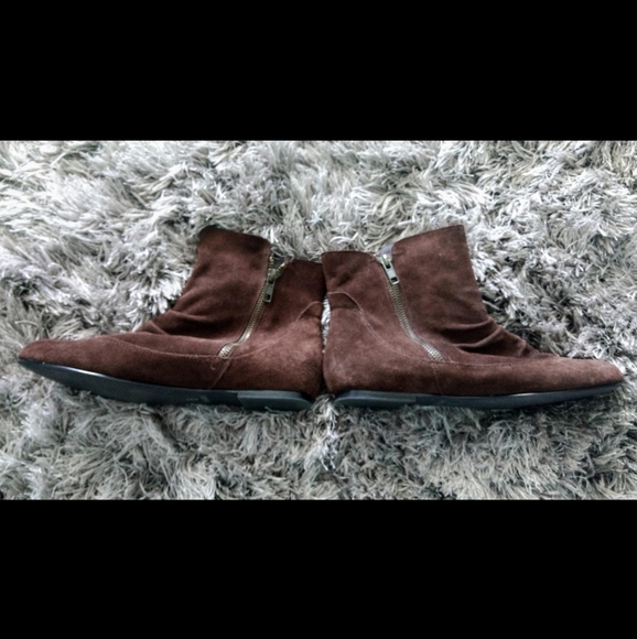 Suede ankle booties **SOLD ON MERCARI** - Picture 5 of 8